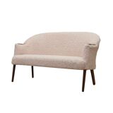 Cream sofa, Danish design, 1970s, production: Denmark