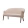 Canapé crème, design danois, années 1970, production : Danemark