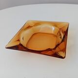 Vintage amber ashtray