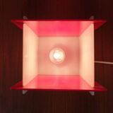 Mid-century acrylic table lamps, set of 2