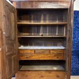 Transition period Louis XV - Louis XVI walnut wardrobe circa 1780