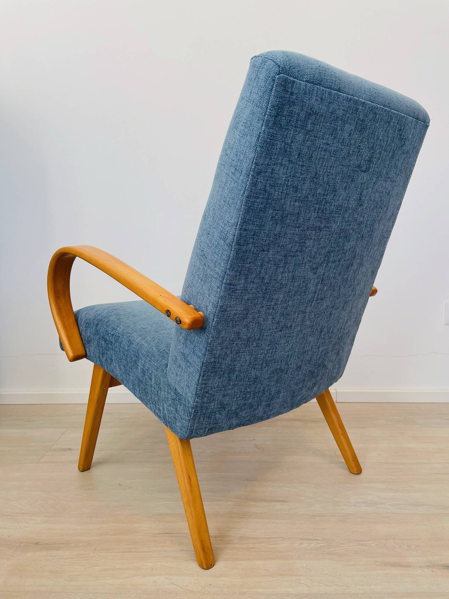 Lounge Mid Century Armchair by Jaroslav Smidek for Ton, Czechoslovakia 1970