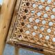Rattan and cane rocking chair
