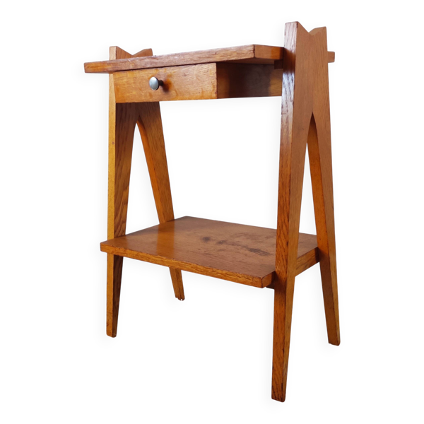 Table de chevet, bout de canapé scandinave, années 60