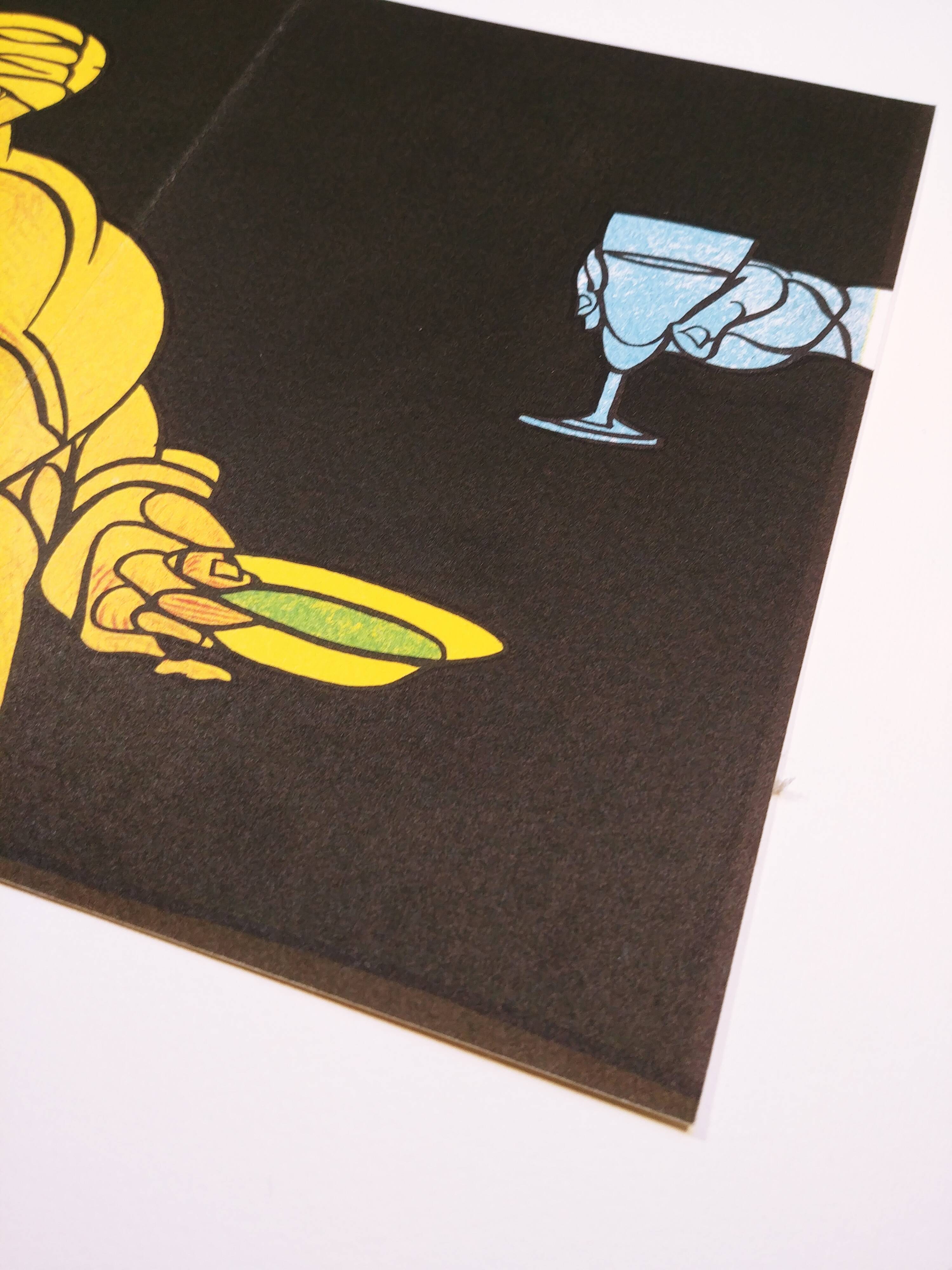 Card invitation exhibition Adami - 1983 - Maeght gallery