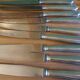 Box 24 silver metal knives, Ravinet Denfert