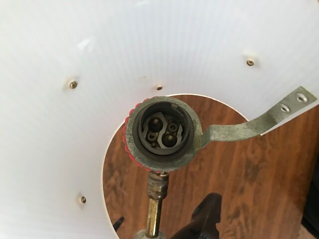 Applique murale flambeaux-tulipe années 50