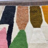 Tapis en laine pure fait main traditionnelle taille 150 x 250 cm