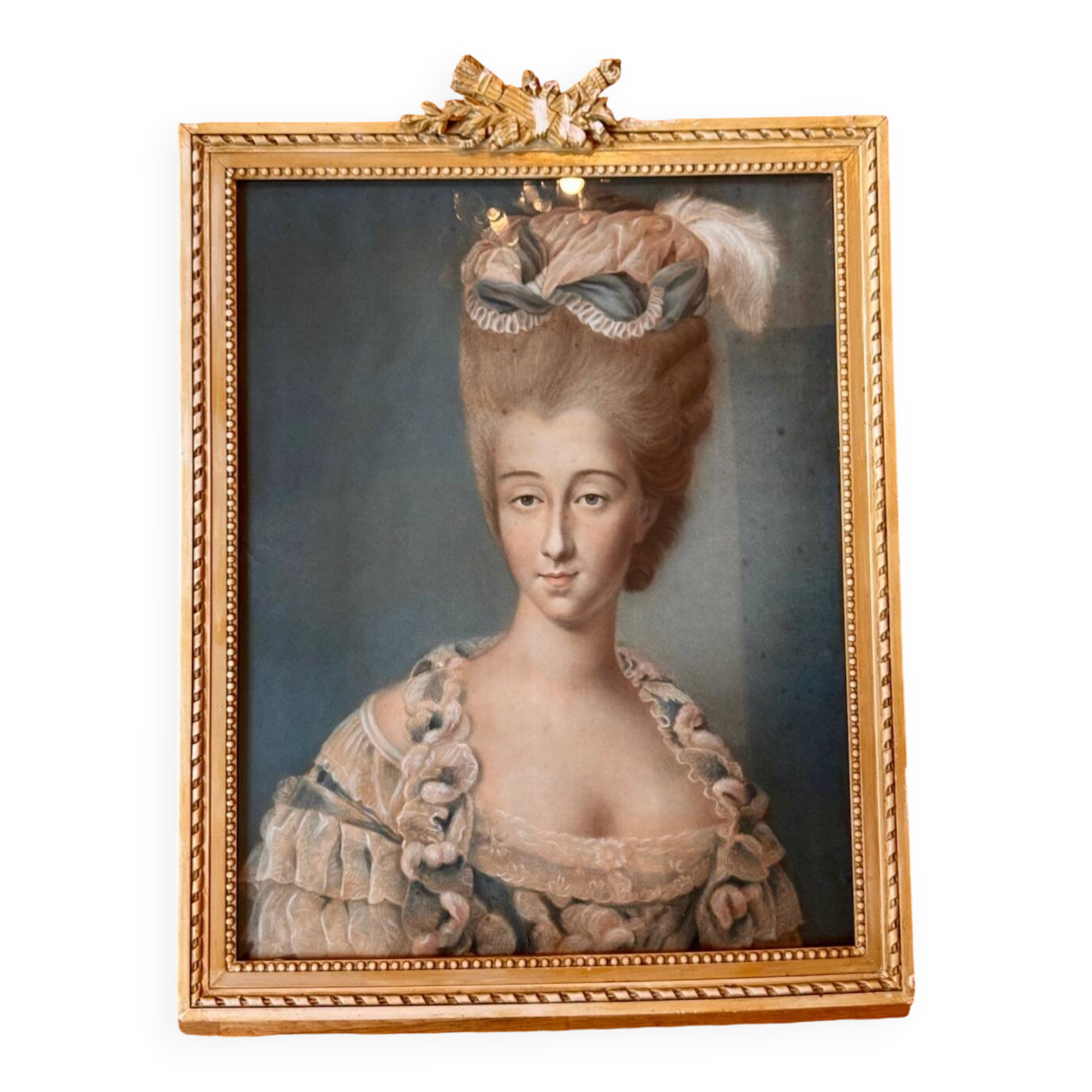 Portrait of an elegant 19th century woman