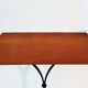 Vintage wall console in plywood, Italy 50s