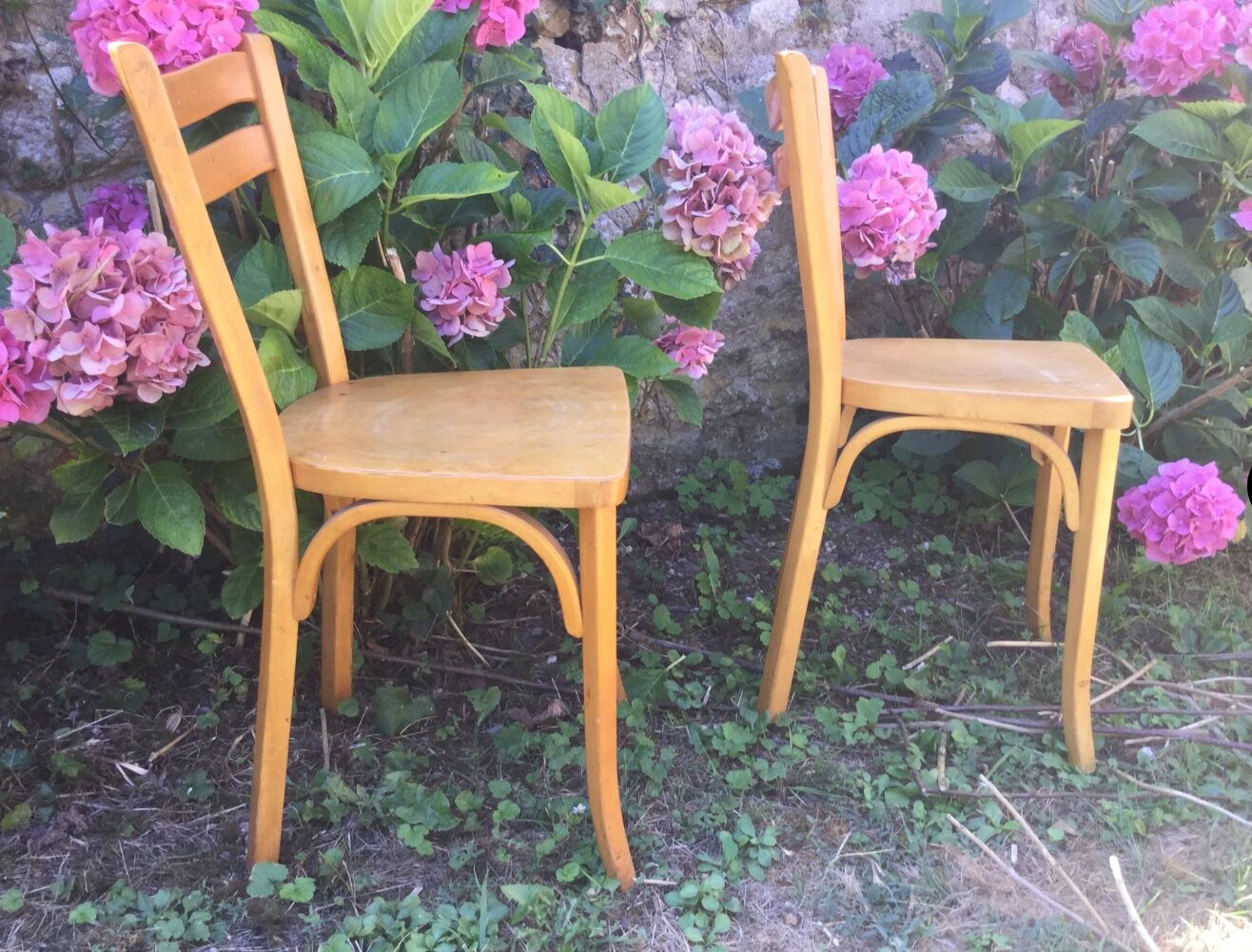 Following Baumann Bistro chairs