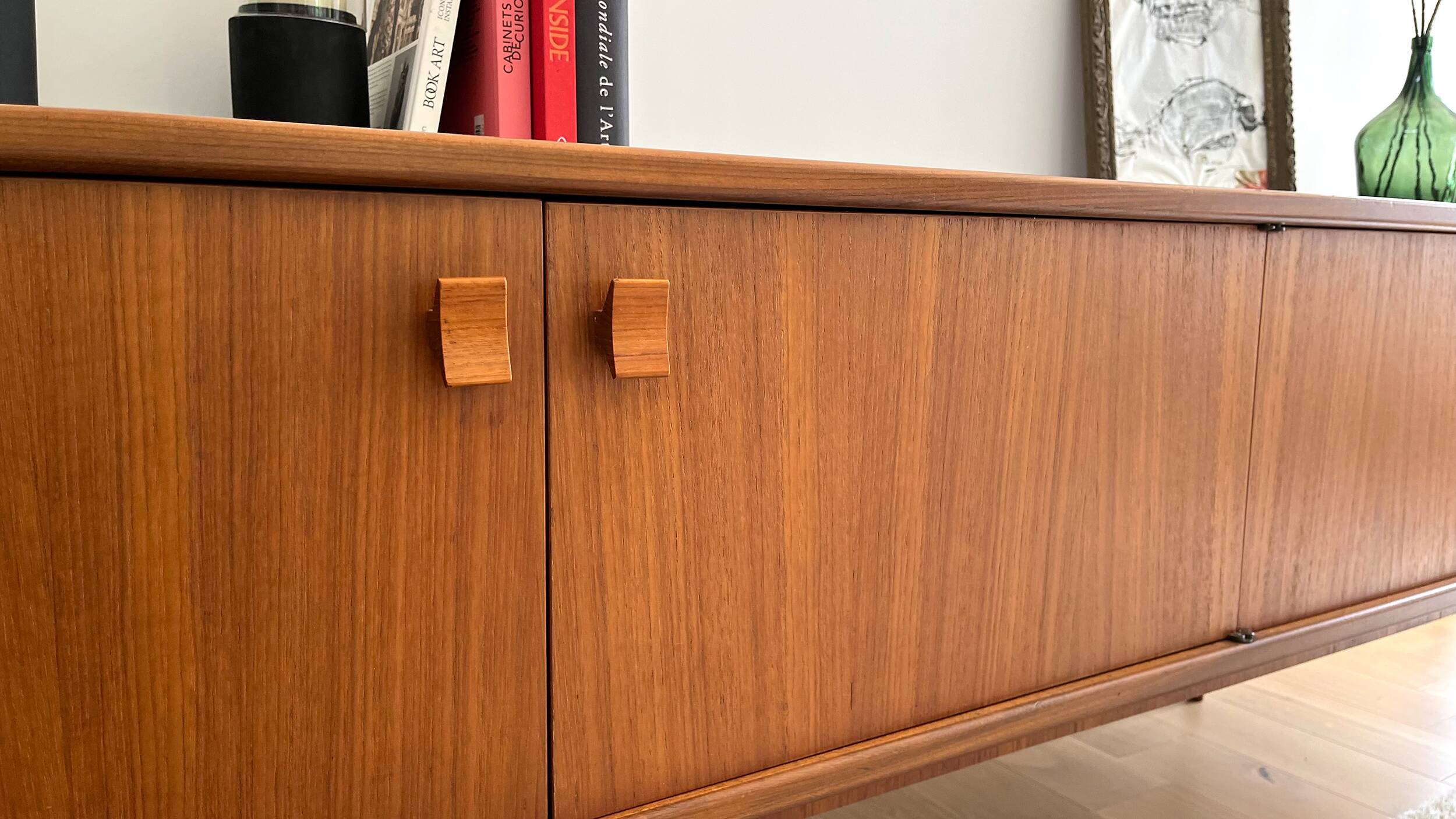 Large vintage Scandinavian sideboard