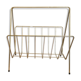 Gold metal magazine rack