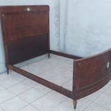 Louis XVI bed in thuja burl