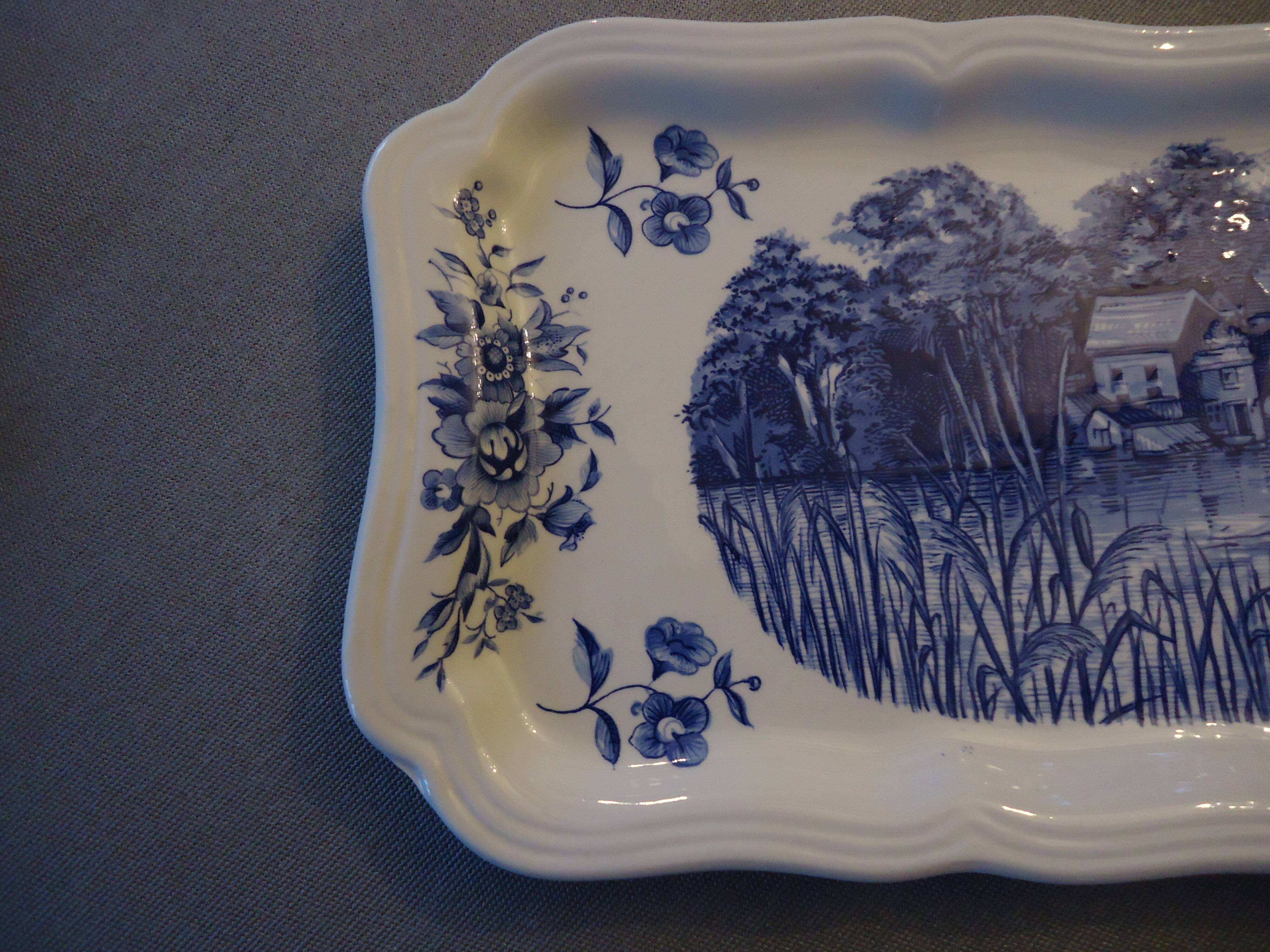 Sarreguemines cake dish, "Romantic" model