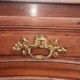 Commode en chene  d epoque Louis XV