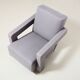 Gerrit Rietveld 'Utrecht' Model 637 Lounge Chair for Cassina 1935/1990s