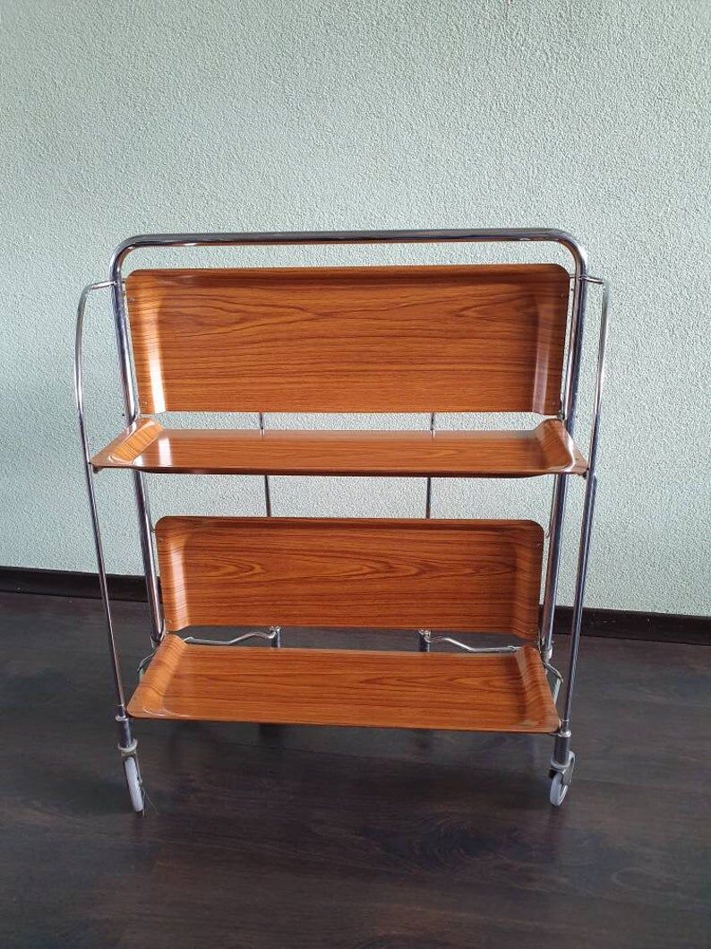 1970s foldable tea table