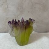 Vase pate de verre Daum