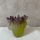 Daum glass paste vase