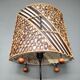 Lamp in rattan wicker and wood late XIXth