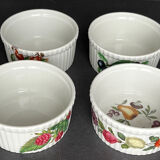 Set of 4 ramekins in Paris porcelain