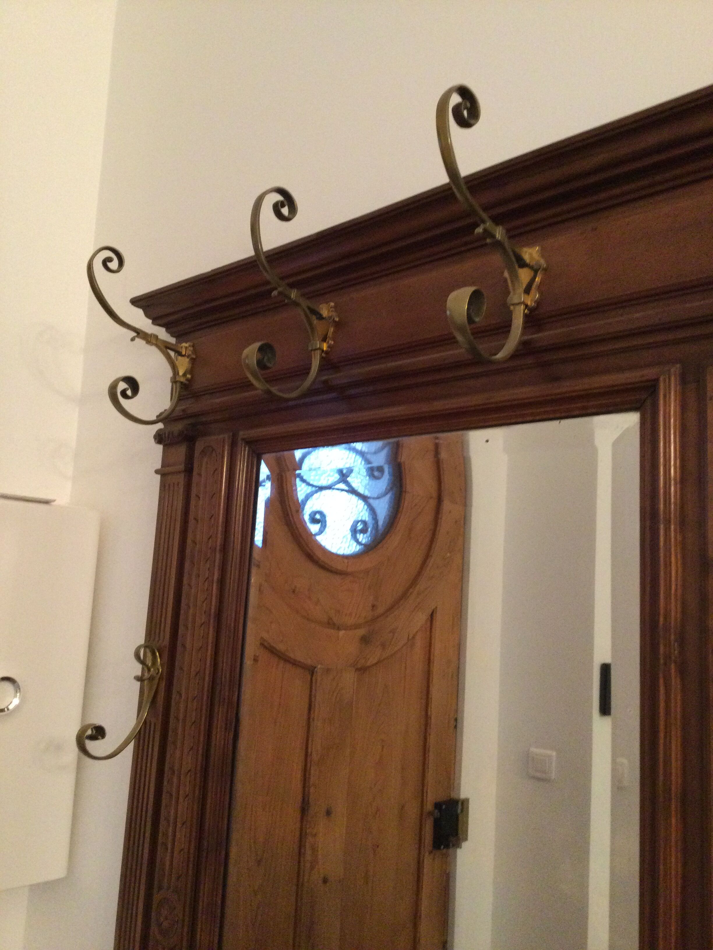 Old coat rack, cloakroom