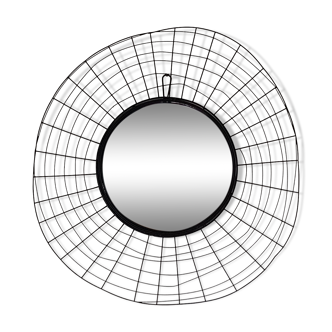 Miroir design en fer forgé  - format moyen