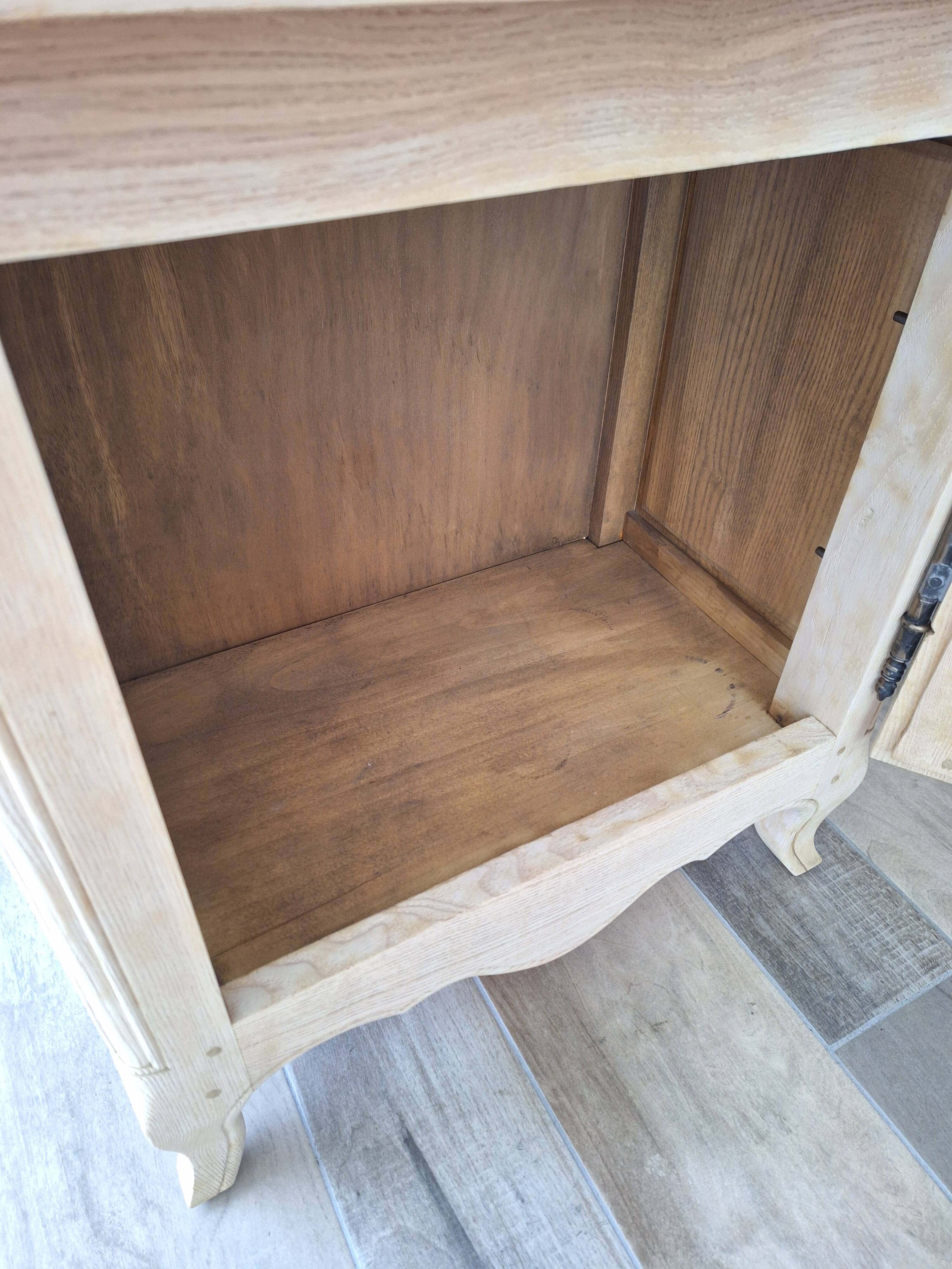 Restored antique oak entrance wardrobe