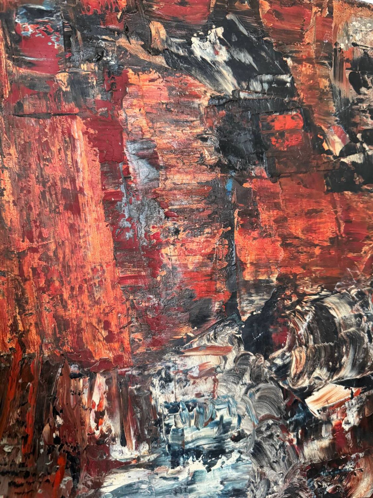 Abstract painting from the 50s