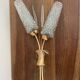 Trio of vintage wall lights