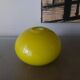 Yellow blown glass vase