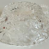 Saladier cristal ciselé vintage