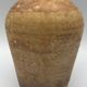 Vintage accolay ceramic vase, brutalist art, signed hubert guy