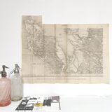 Old map Ile d'Oléron Charente Maritime