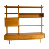 Vintage oak shelve TV furniture