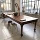Table de ferme métier 4m chêne XXL