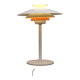White vintage Danish desk lamp by Jeka Metaltryk - Model Sofie - Denmark 70s