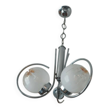 Italian design chandelier from the 1970s.