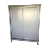 Scandinavian wardrobe with sliding doors