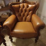 Pair of baroque armchairs