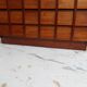 Vintage mahogany filing cabinet with drawers