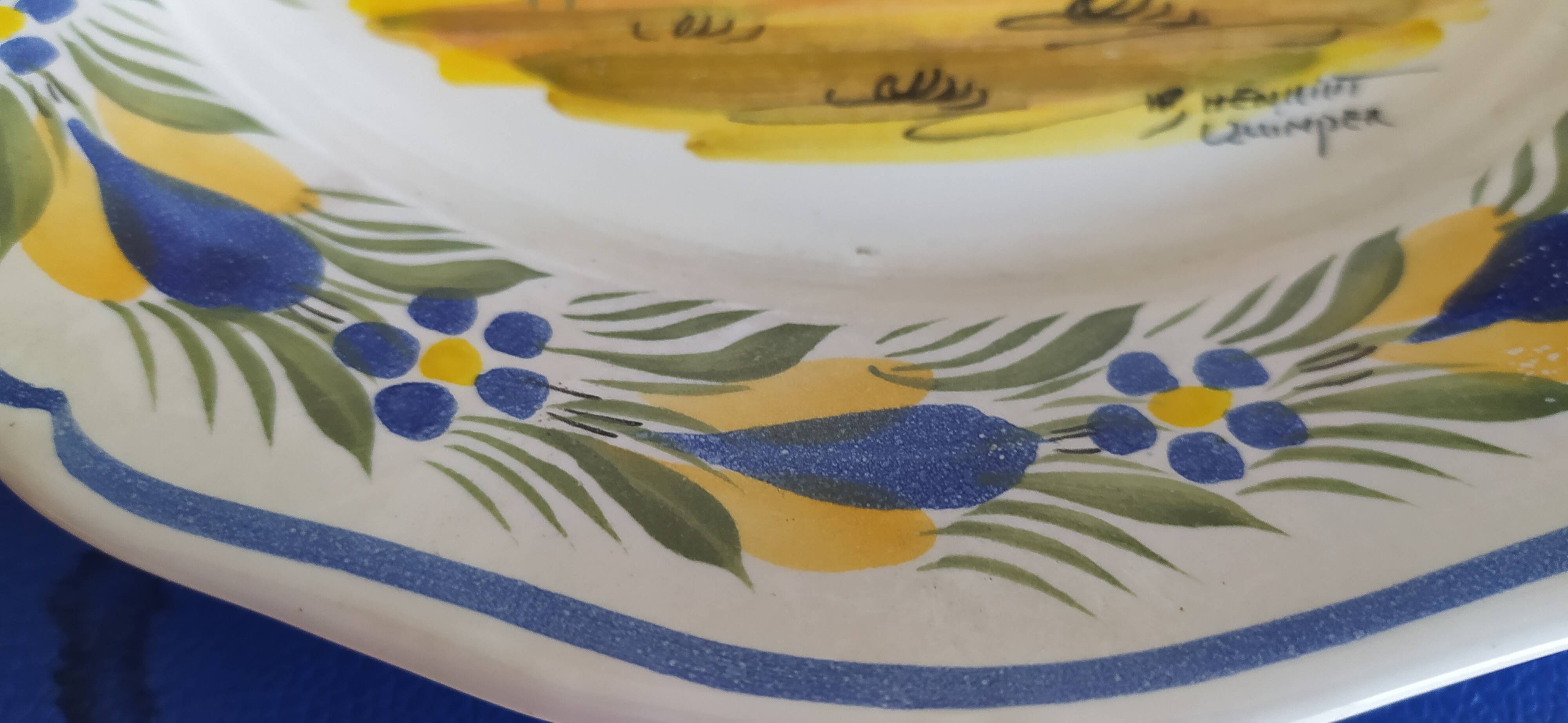 Henriot decorative plate