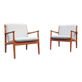 Pair of Scandinavian armchairs, S.A. Eriksen, Glostrup Mobelfabrik, 1963