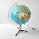 Vintage luminous globe 1950