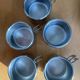 Casalinghi STO stainless steel cups, vintage 70s Italian design