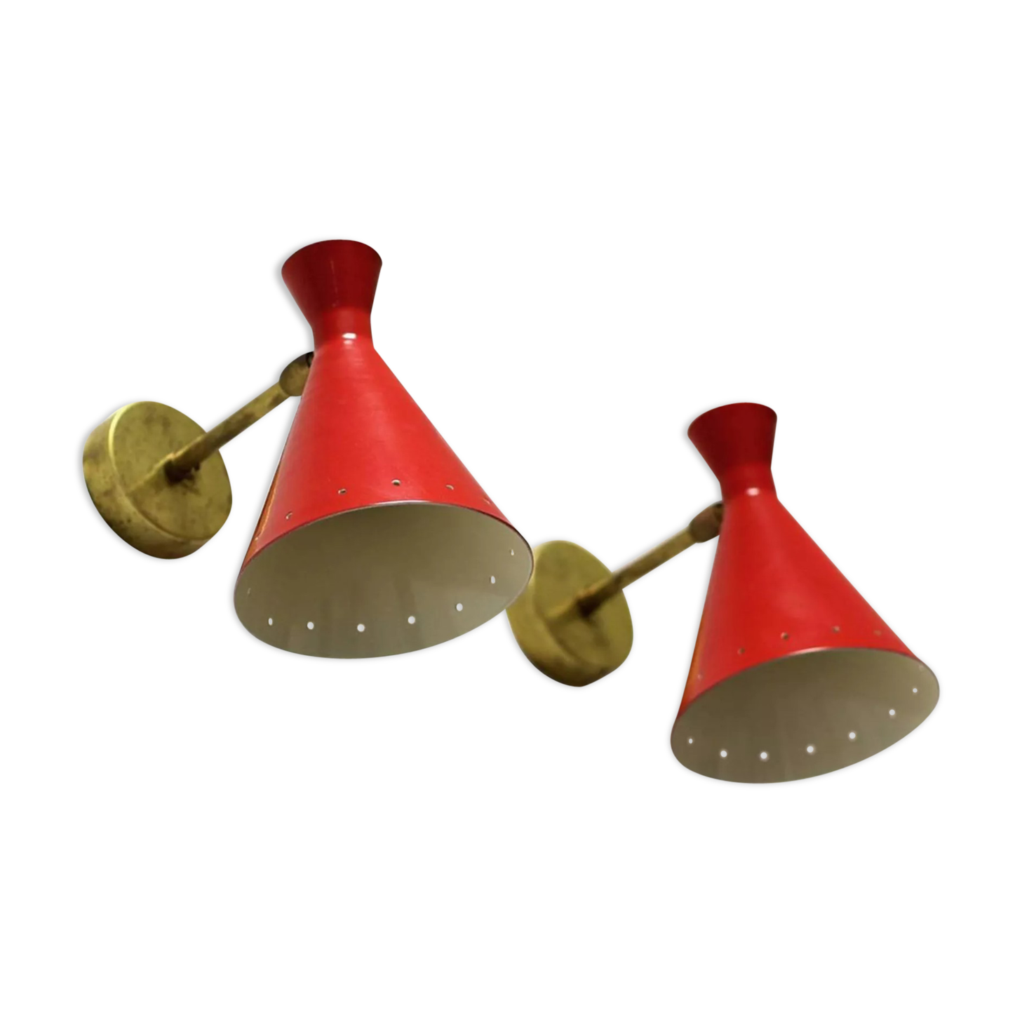 Wall lamps in the style of Italian creations of the 50s