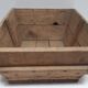 Wooden box trapezoidal
