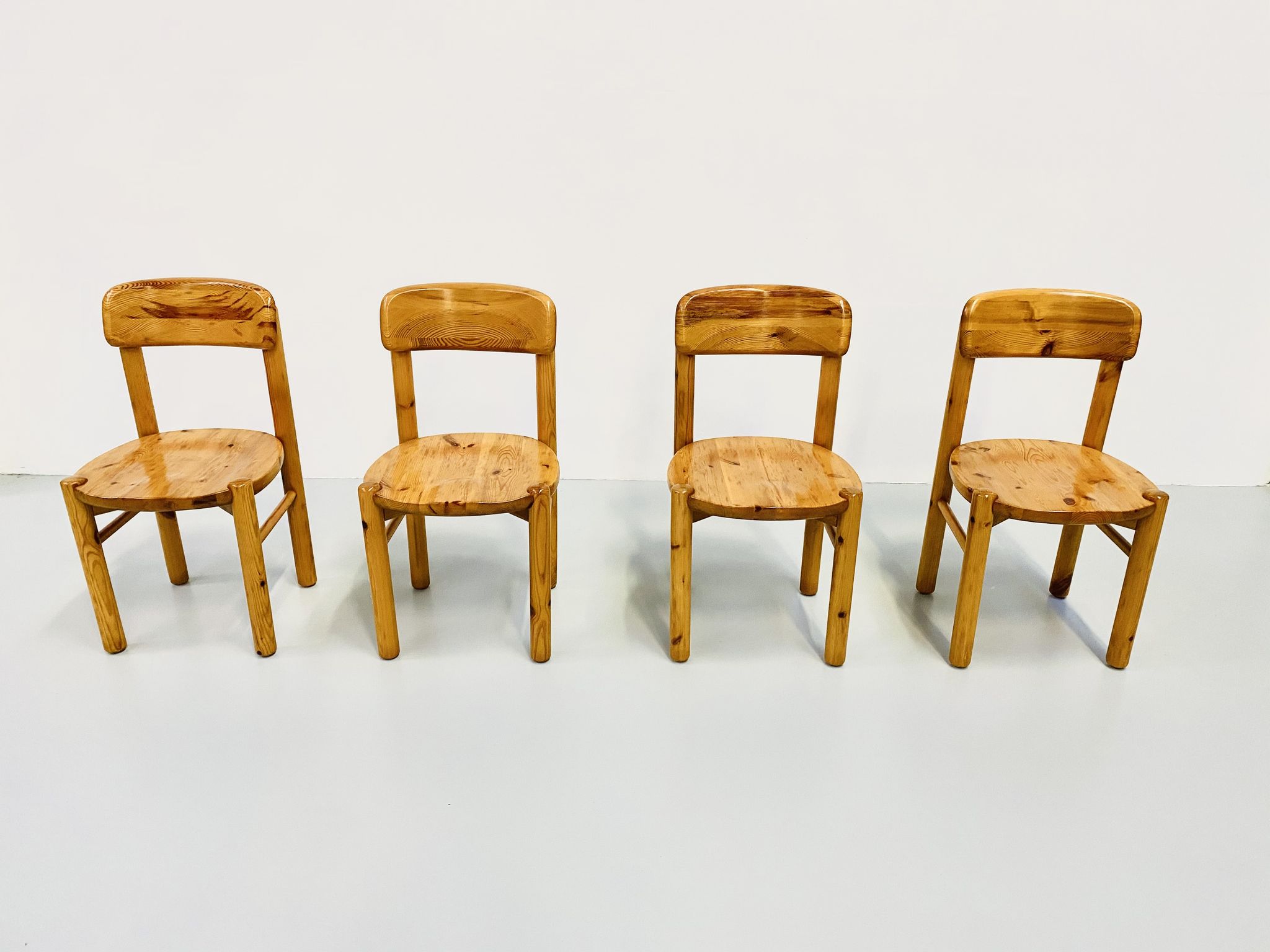 Danish chairs in solid pine by Rainer Daumiller for Hirtshals Savaerk, 1970
