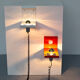 One set of two Ezio Didone wall lamps for Arteluce